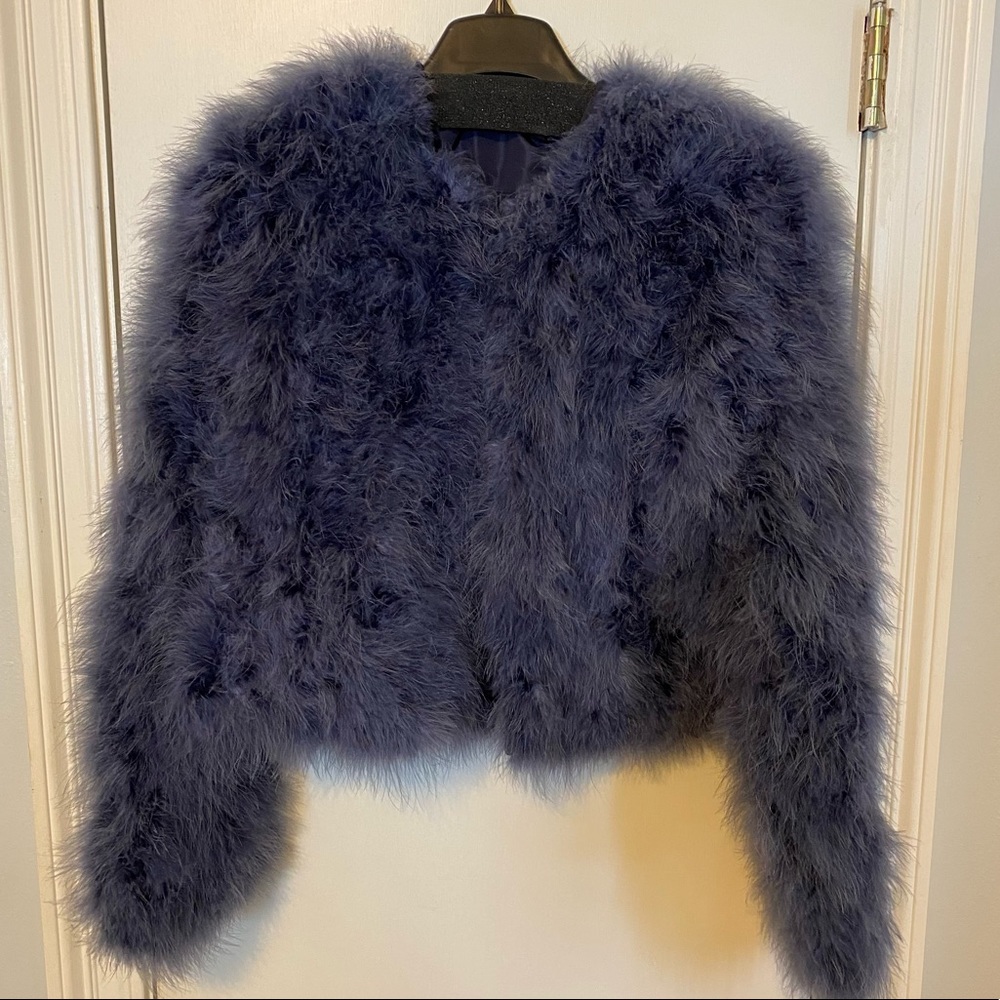 Rebecca Minkoff Feather Coat